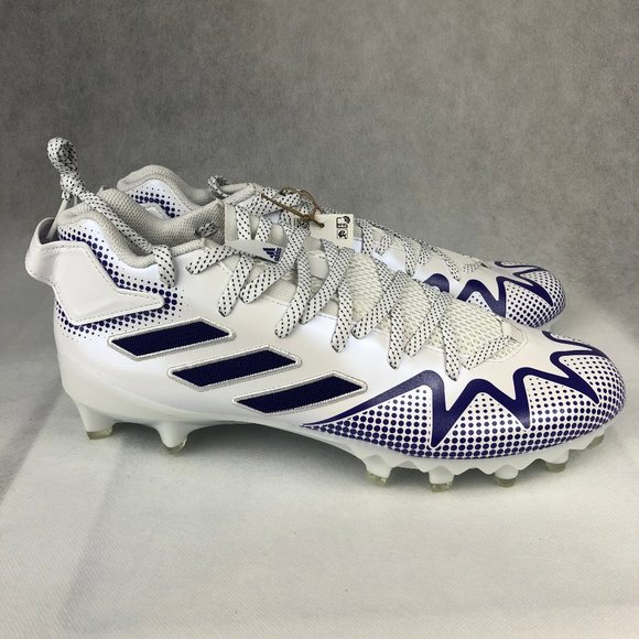 Adidas Freak 22 Team White Purple Football Cleats GY0432 US Men's Size 12.5 - Picture 1 of 9